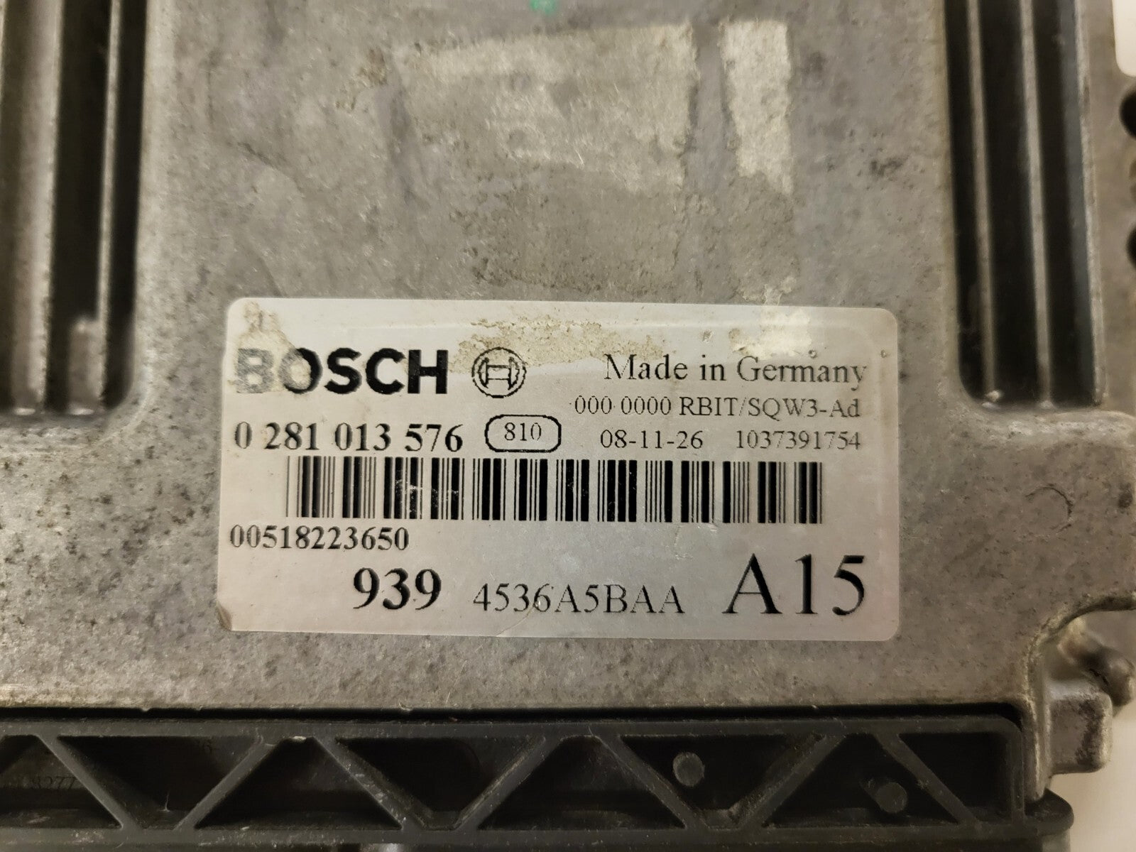 ALFA ROMEO 159 ECU / 0281013576 / 518223650 / BOSCH