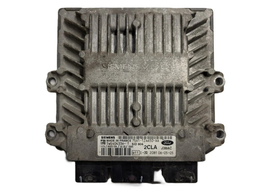 FORD FIESTA ECU / 7S61-12A650-AA / 5WS40433A-T / 2CLA / SID804 / J38AC SIEMENS