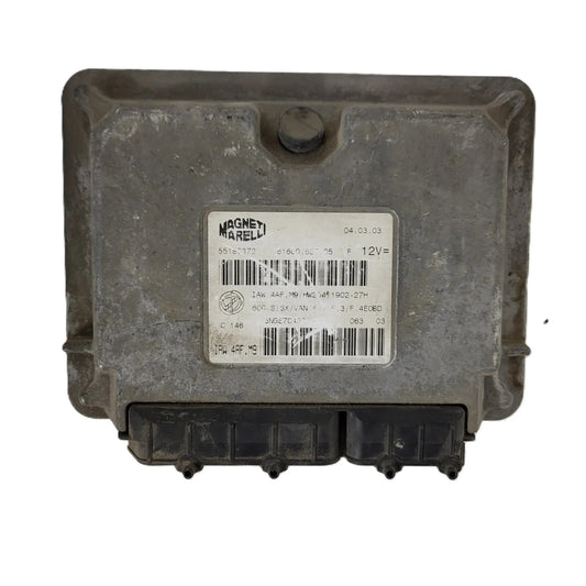 Fiat Seicento 600 ECU / 55187372 / IAW 4AF.M9 / 61600.627.05 / MAGNETI MARELLI