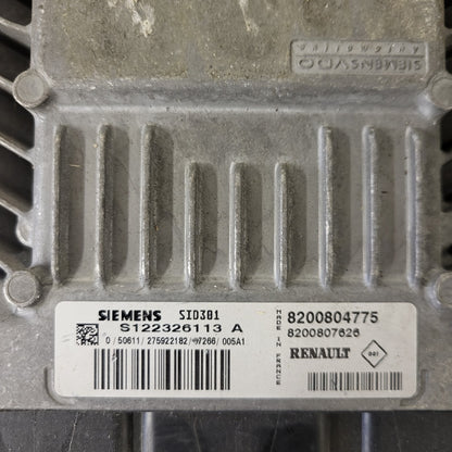 Renault Megane Scenic ECU / S122326113A / 8200804775 / 8200807626 / SID301 / SIE