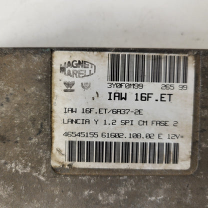 LANCIA Y 1.2 ECU / IAW 16F.ET / 46545155 /61602.108.02 / MAGNETI MARELLI