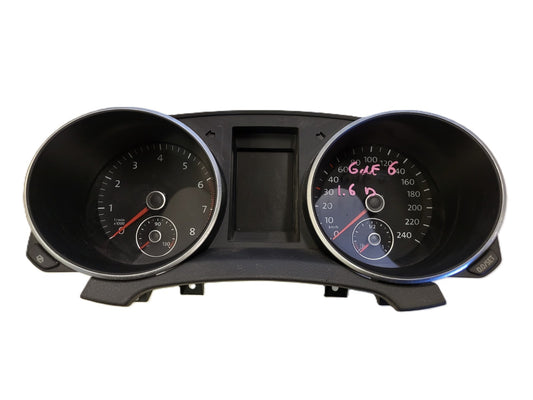 VW GOLF 6 MK6 DIESEL QUADRO STRUMENTI CONTACHILOMETRI 5K0920870D