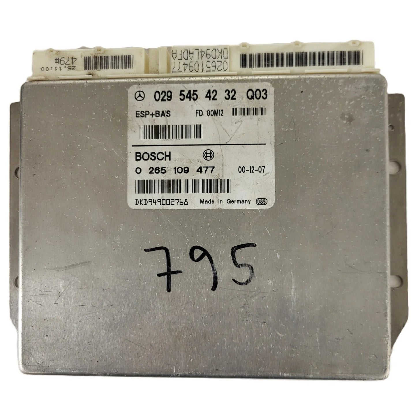 Mercedes A-Class W168 ESP ECU / 0295454232 / 0265109477 / BOSCH