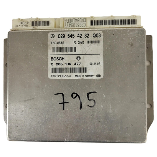 Mercedes A-Class W168 ESP ECU / 0295454232 / 0265109477 / BOSCH