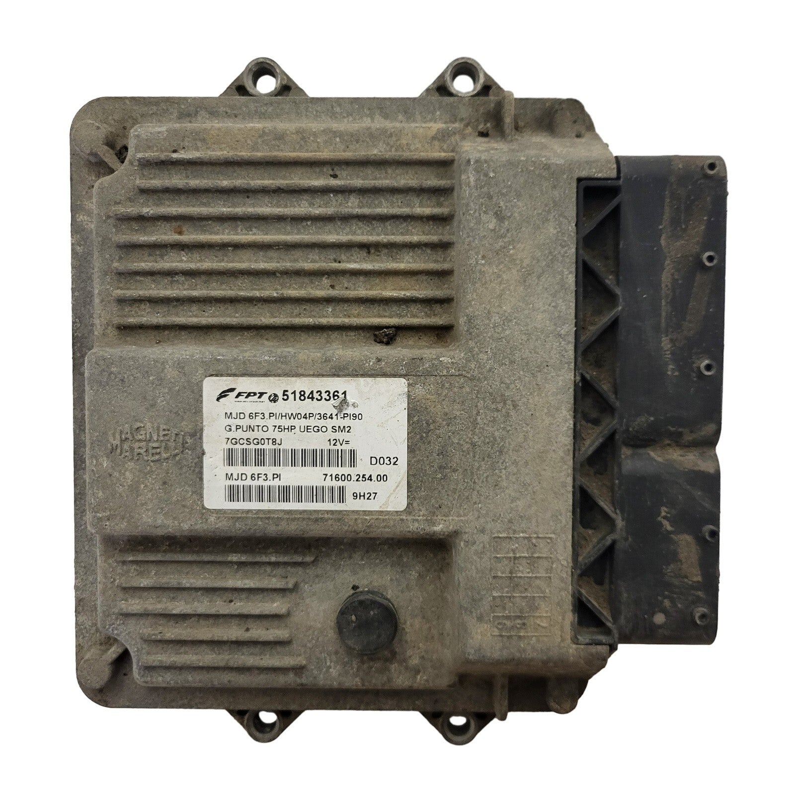 FIAT GRANDE PUNTO ECU / 51843361 / MJD 6F3.PI / HW04P / MAGNETI MARELLI