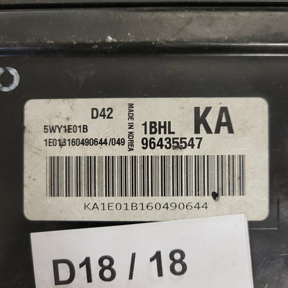 CHEVROLET LACETTI ECU / 96435547 / 1BHL / 5WY1E01B / D42
