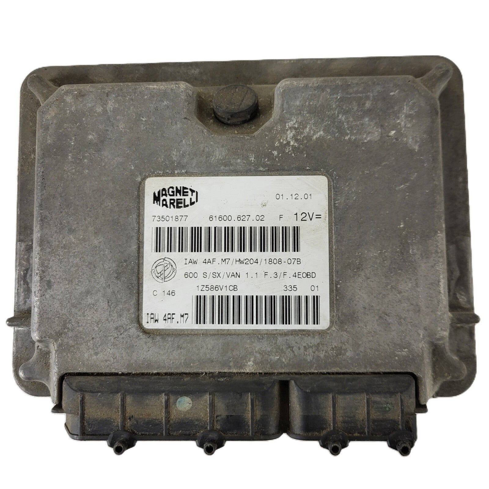 Fiat 600 ECU / IAW 4AF.M7 / 73501877 / HW204 / MAGNETI MARELLI