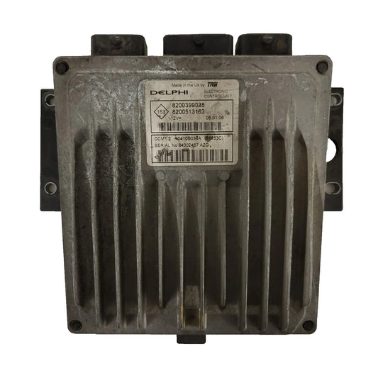 Renault ECU / 8200399038 / 8200513163 / R0410B034A / DELPHI
