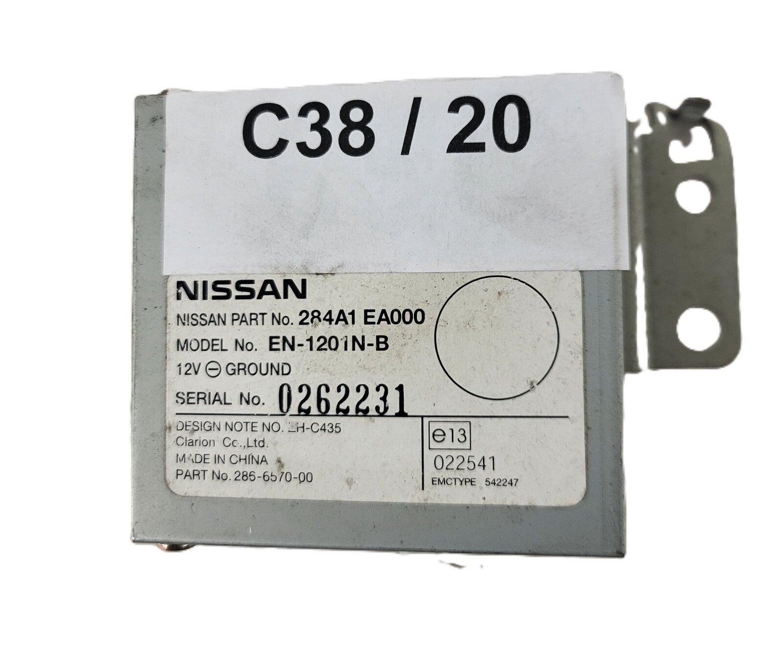 NISSAN PATHFINDER AMPLIFIER ECU / EN-1201N-B / 284A1 EA000 / 