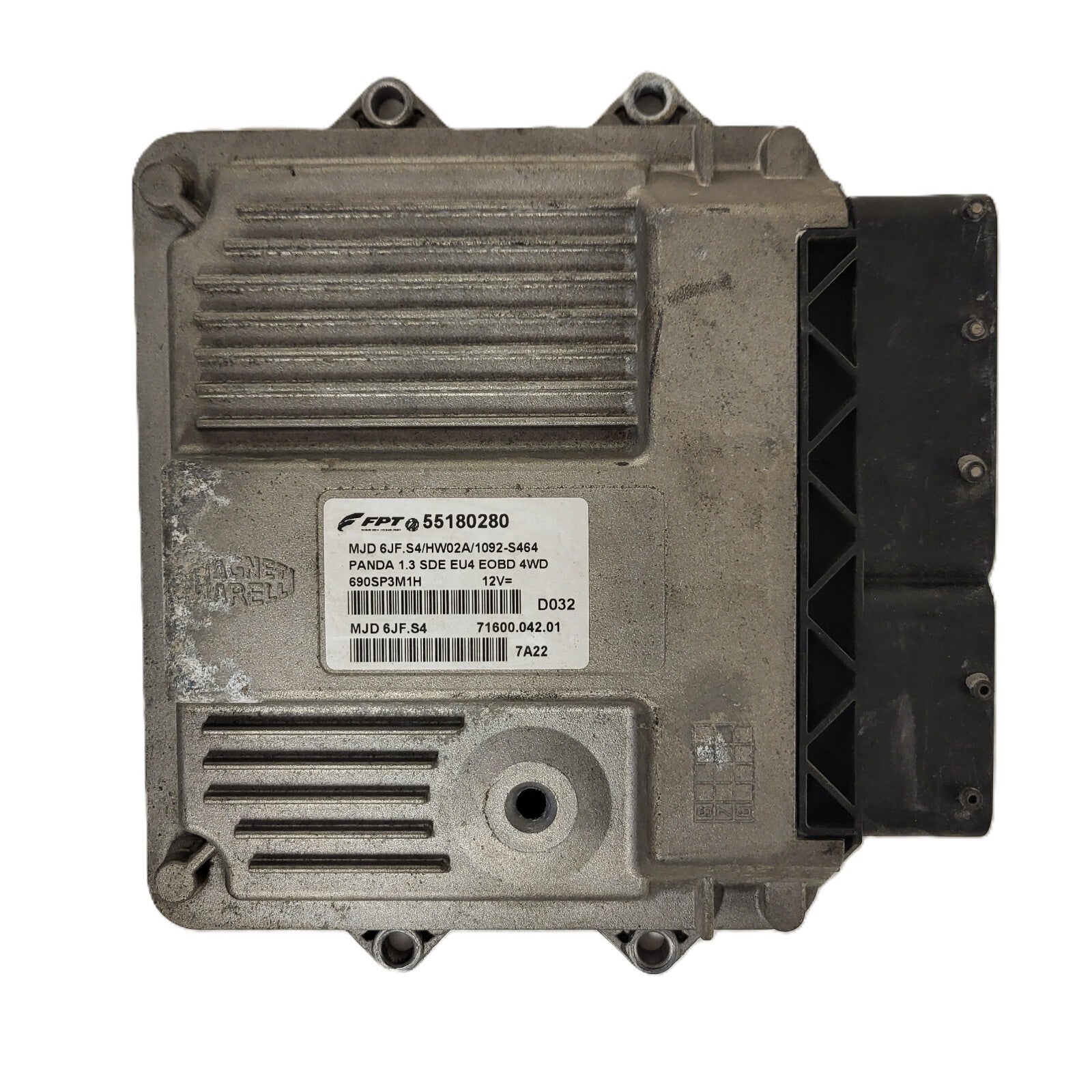 FIAT PANDA 4X4 ECU / MJD 6JF.S4 / HW02A / 55180280 / 71600.042.01 / MAGNETI MARE
