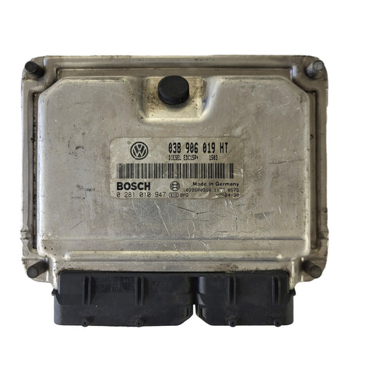 VW SEAT ECU / 038906019HT / 0281010947 / EDC15P+ / BOSCH