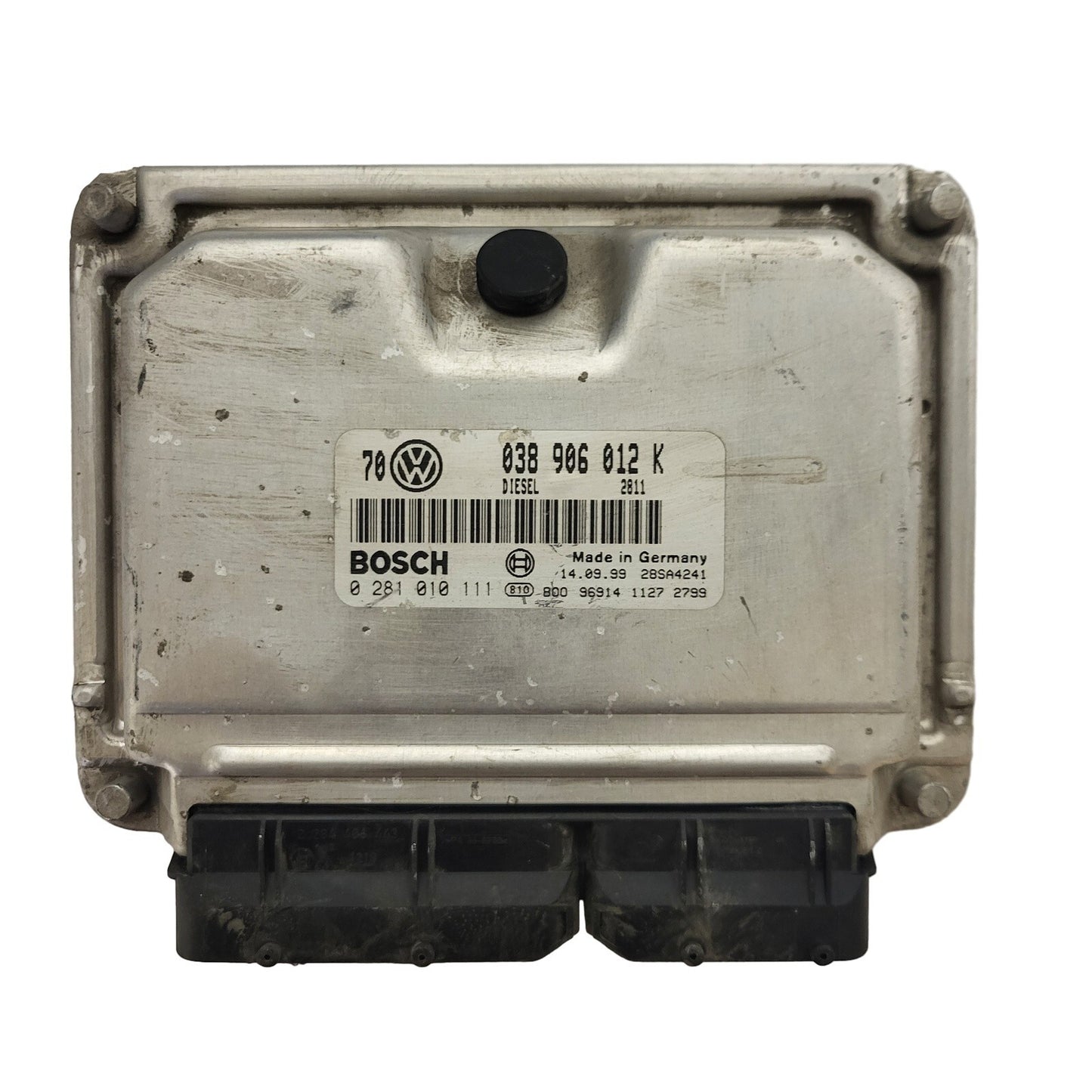 VW GOLF 4 ECU / 038906012K / 0281010111 / BOSCH