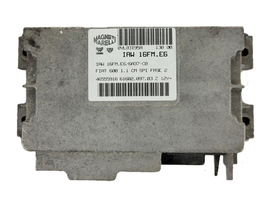 FIAT 600 1.1 ECU / IAW 16FM.E6 / 46555916 / 61602.097.03 / MAGNETI MARELLI