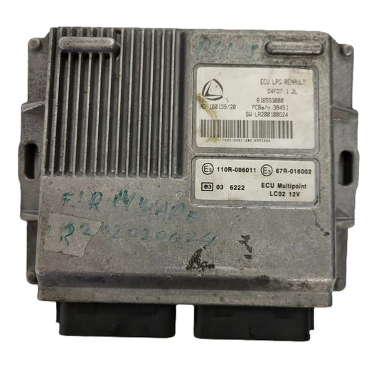 RENAULT D4FD7 ECU LPG / 616553000 / 38451 / 100139/20 / LR200100G24 / LANDI RENZ