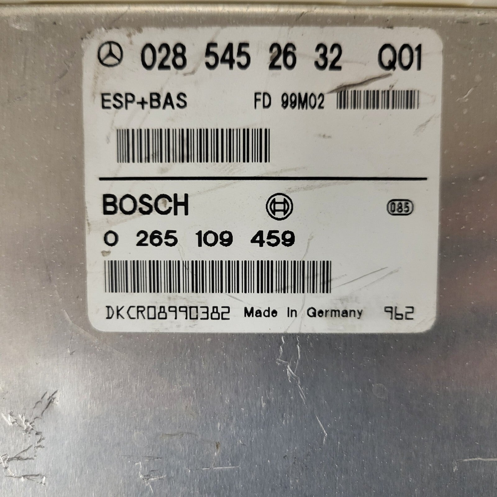 MERCEDES A-CLASS W168 ESP + BAS ECU / 0285452632 / 0265109459 / BOSCH