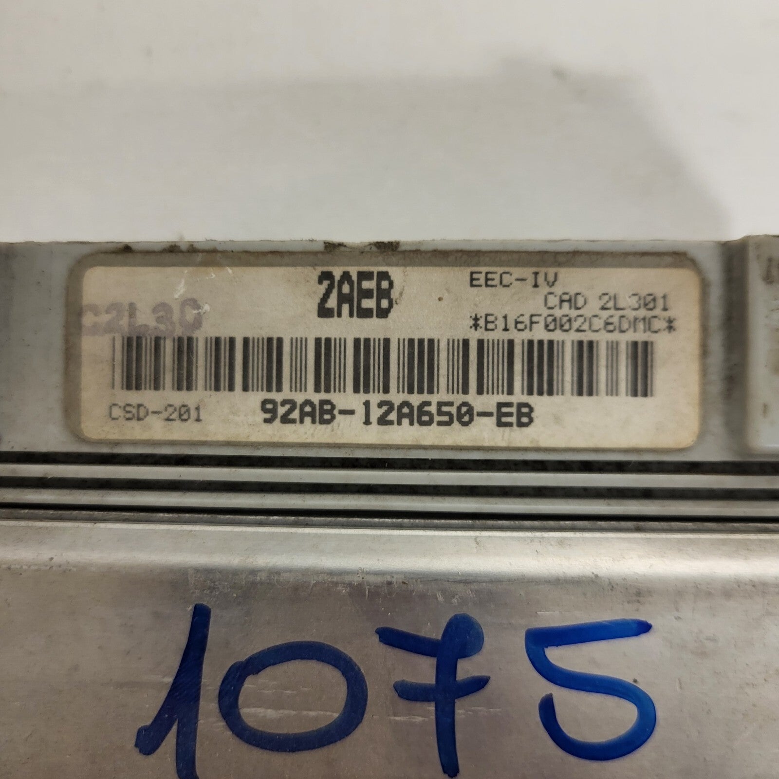 Ford Focus ECU / 92AB-12A650-EB / 2AEB / EEC-IV / CSD-201 