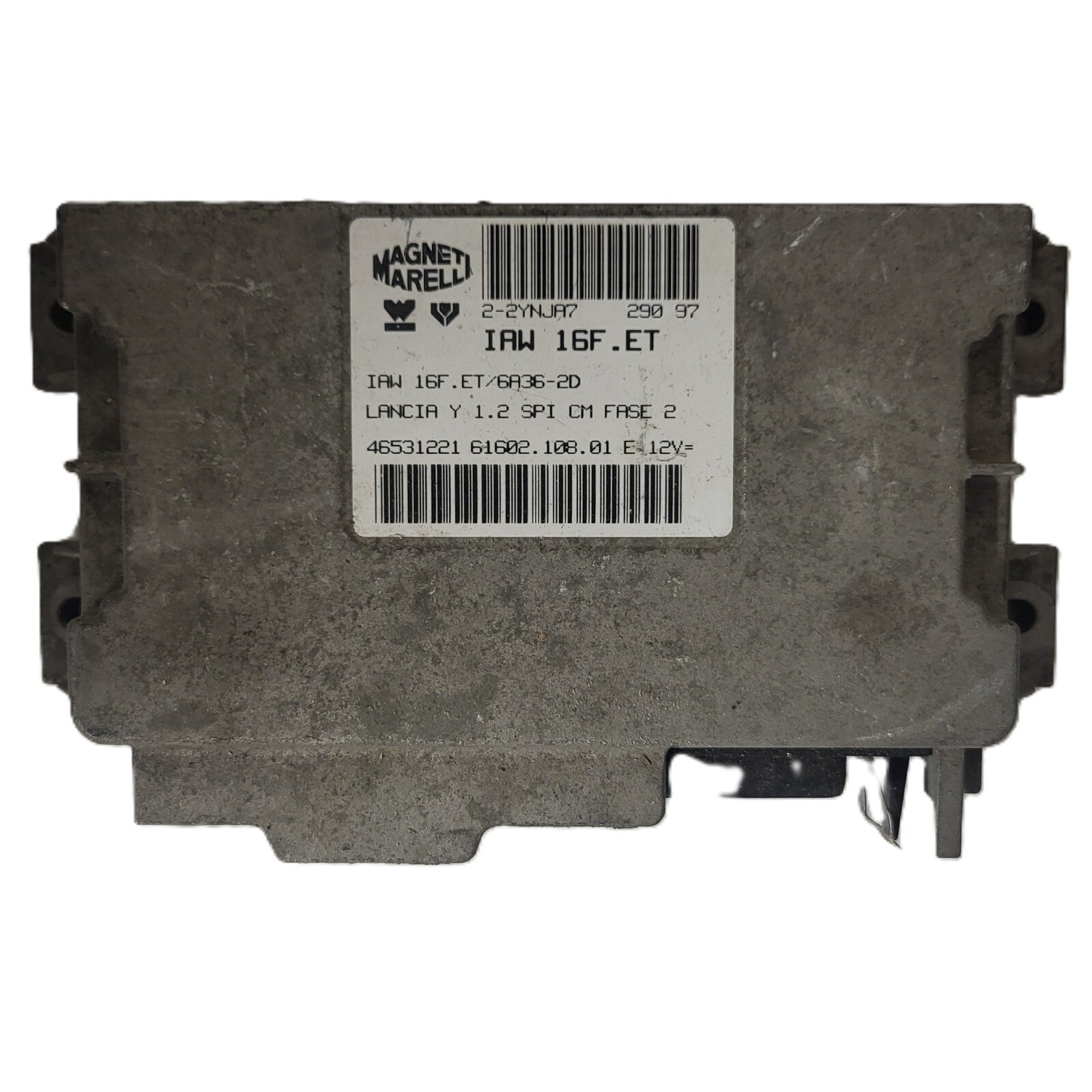 LANCIA Y 1.2 ECU / IAW 16F.ET / 46531221 / 61602.108.01 MAGNETI MARELLI