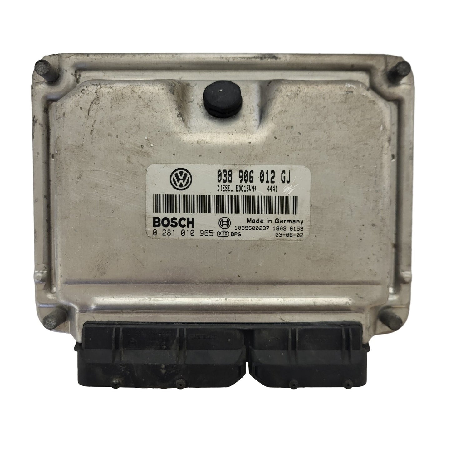 SKODA FABIA ECU / 038906012GJ / 0281010965 / EDC15VM+ / BOSCH