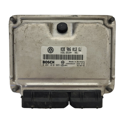 SKODA FABIA ECU / 038906012GJ / 0281010965 / EDC15VM+ / BOSCH