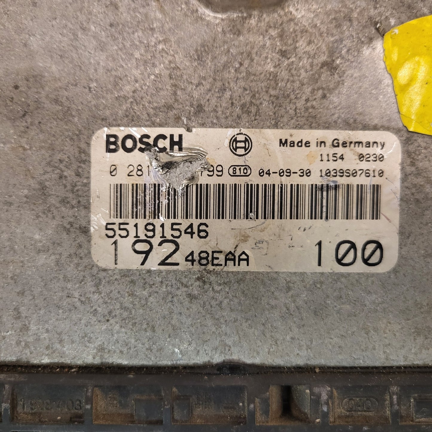 Fiat STILO 1.9 ECU / 0281011799 / 55191546 / BOSCH
