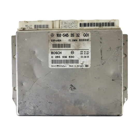MERCEDES-BENZ A CLASS W168 ESP ECU / 1685453532 / 0265109630 / BOSCH ESP+HBA