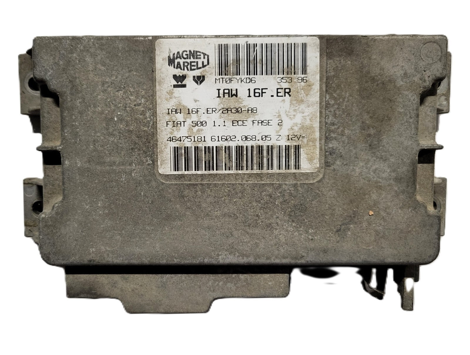 Fiat 500 1.1 ECU / IAW 16F.ER / 46475181 / 61602.068.05 /MAGNETI MARELLI