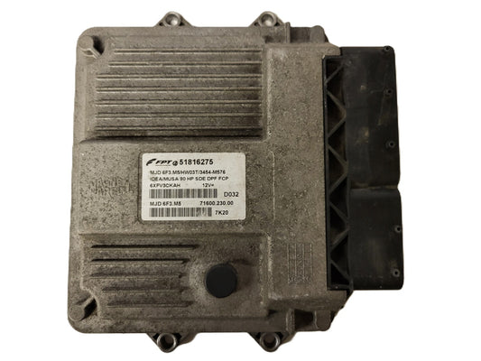 LANCIA MUSA ECU / 51816275 / MJD 6F3.M5 / 71600.230.00 / HW03T / MAGNETI MARELLI