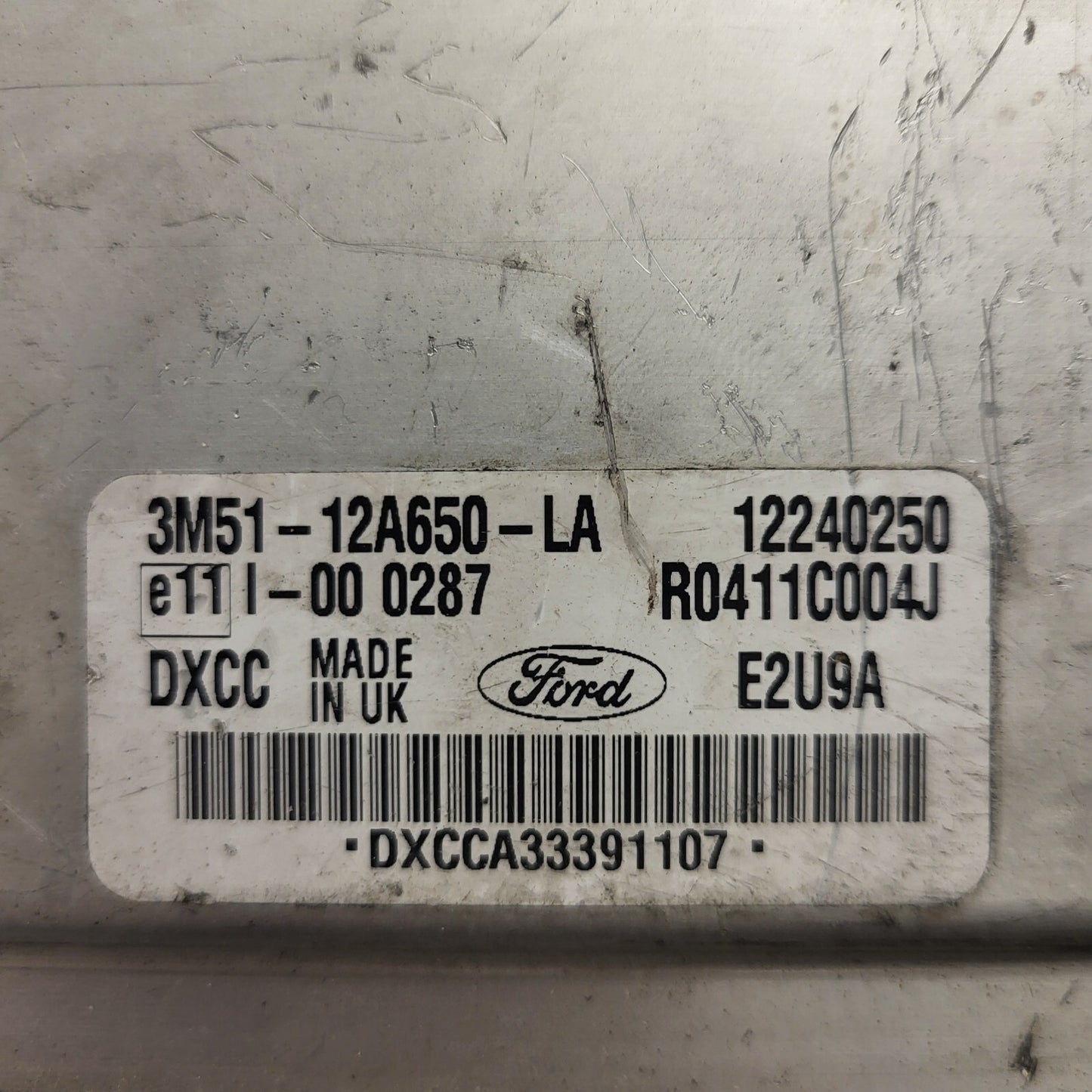 FORD FOCUS CDTI ECU / 3M51-12A650-LA / DXCC / R0411C004J / 12240250 