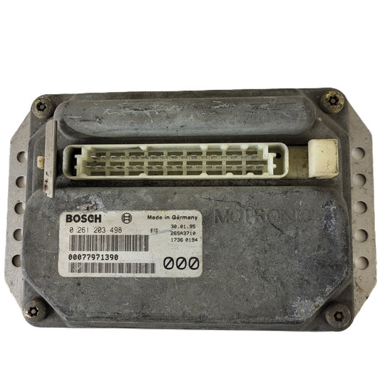 LANCIA Y10 ECU / 0261203498 / 00077971390 / BOSCH