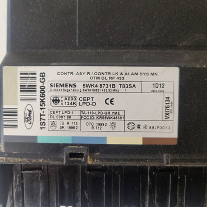 Ford ECU / 1S7T-15K600-GB / 5WK48731B T83SA / 5WK48731B / SIEMENS