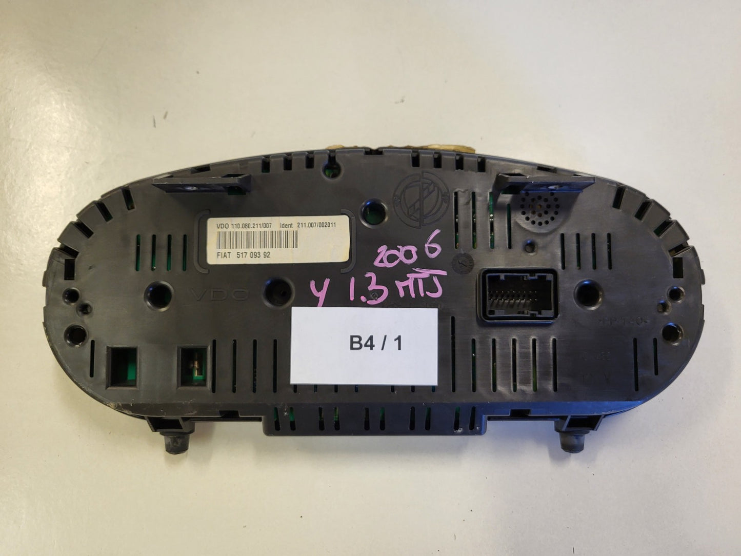 LANCIA YPSILON DIESEL 51709392 QUADRO STRUMENTI CONTACHILOMETRI TACHIMETRO