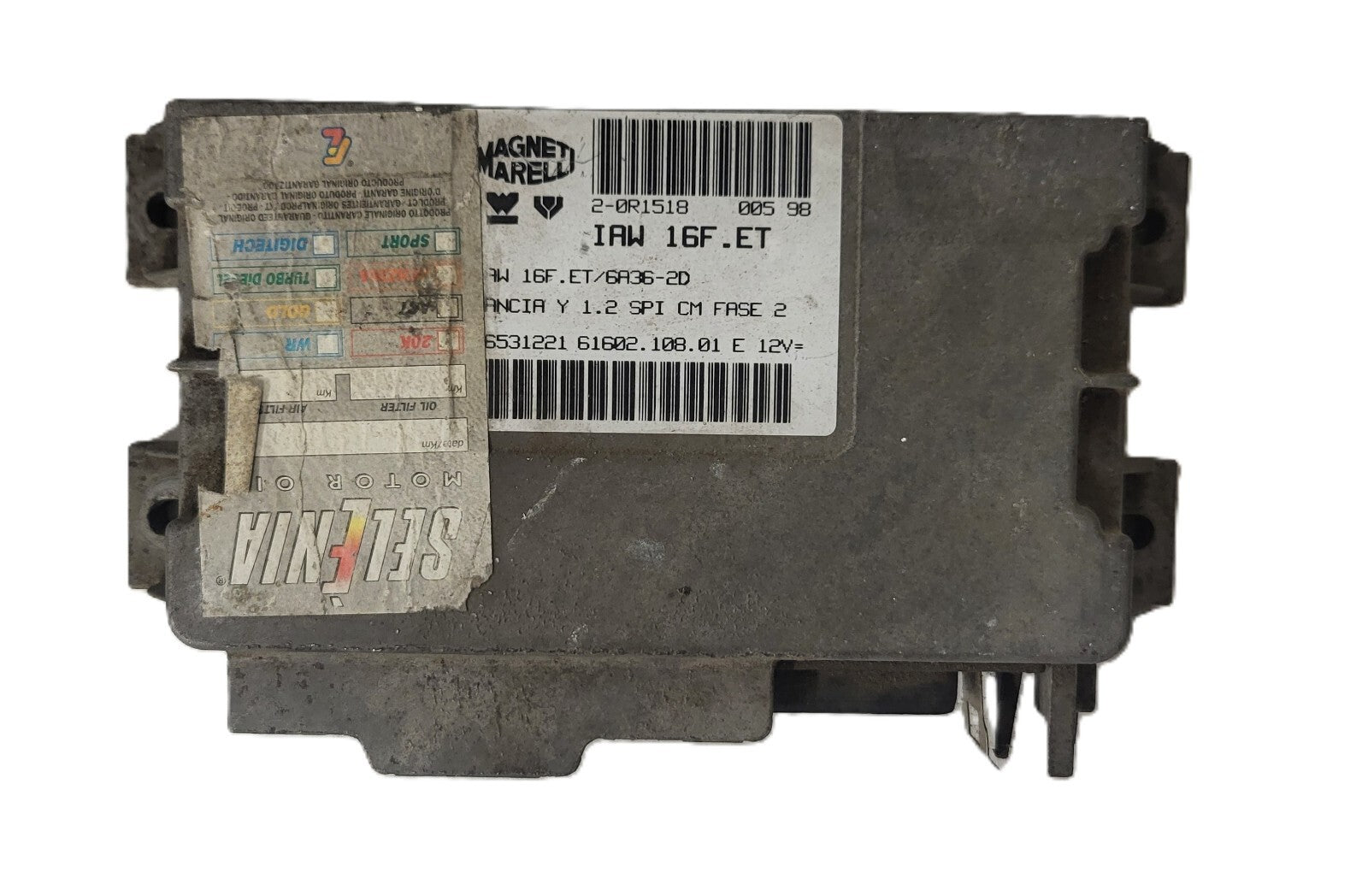 LANCIA Y 1.2 ECU / IAW 16F.ET / 46531221 / 61602.108.01 MAGNETI MARELLI