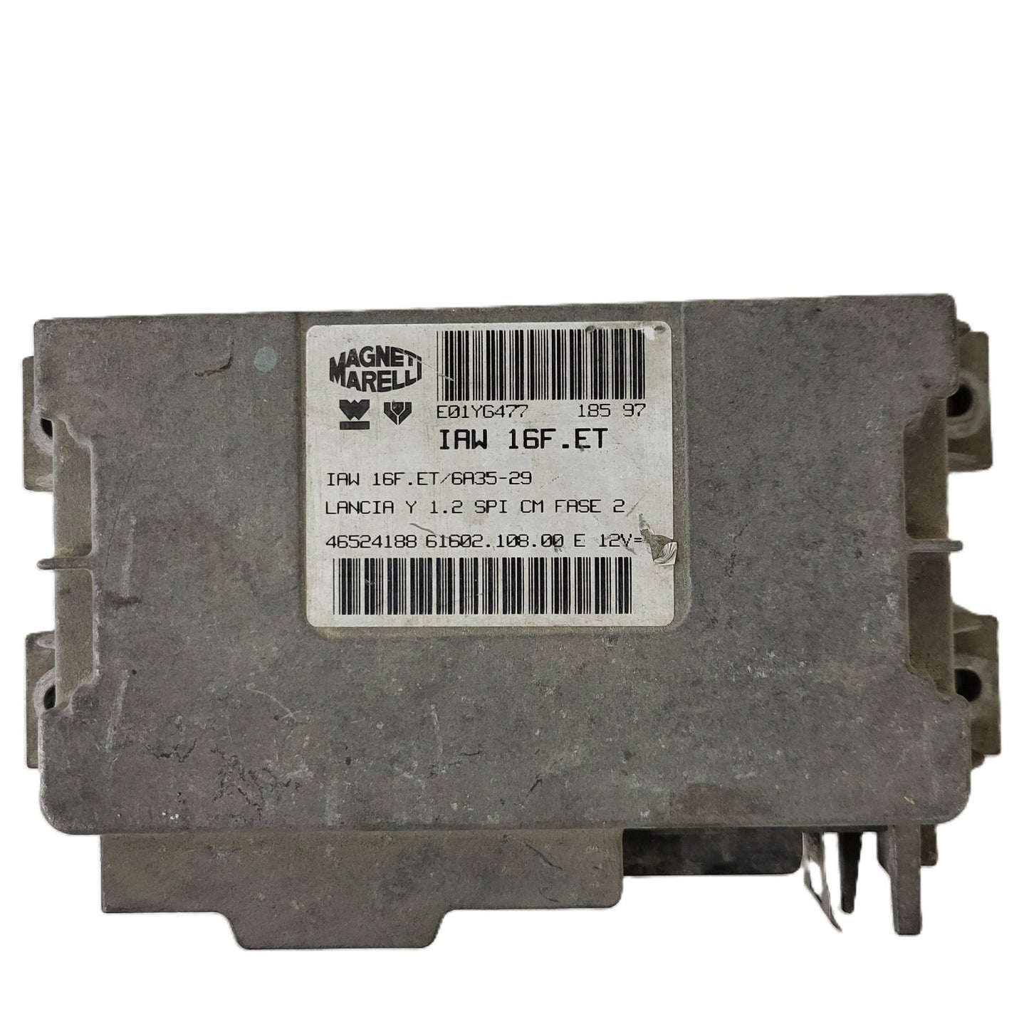 LANCIA Y 1.2 ECU / IAW 16F.ET / 46524188 / 61602.108.00 / MAGNETI MARELLI 