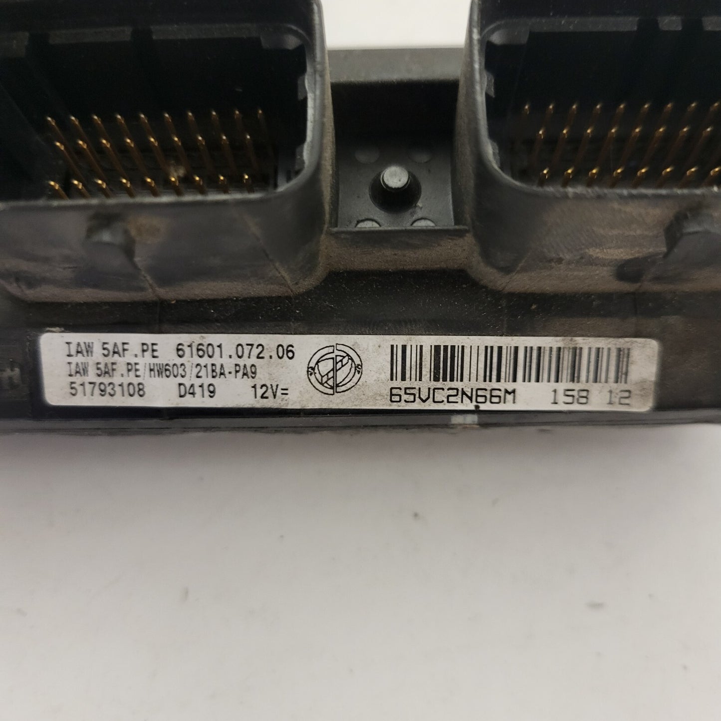FIAT PUNTO ECU / IAW 5AF.PE / 51793108 / HW603 / 61601.072.06 / MAGNETI MARELLI