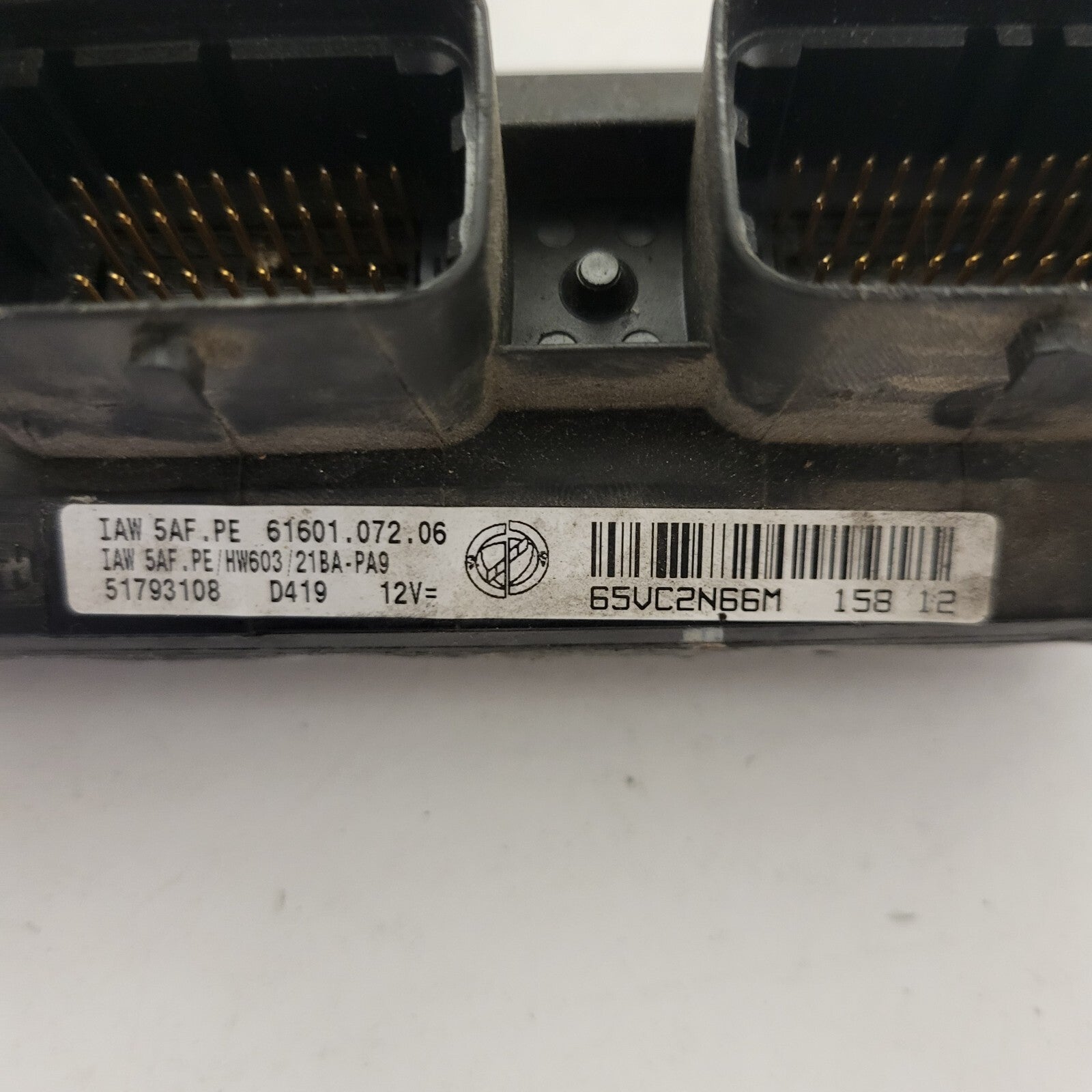 FIAT PUNTO ECU / IAW 5AF.PE / 51793108 / HW603 / 61601.072.06 / MAGNETI MARELLI