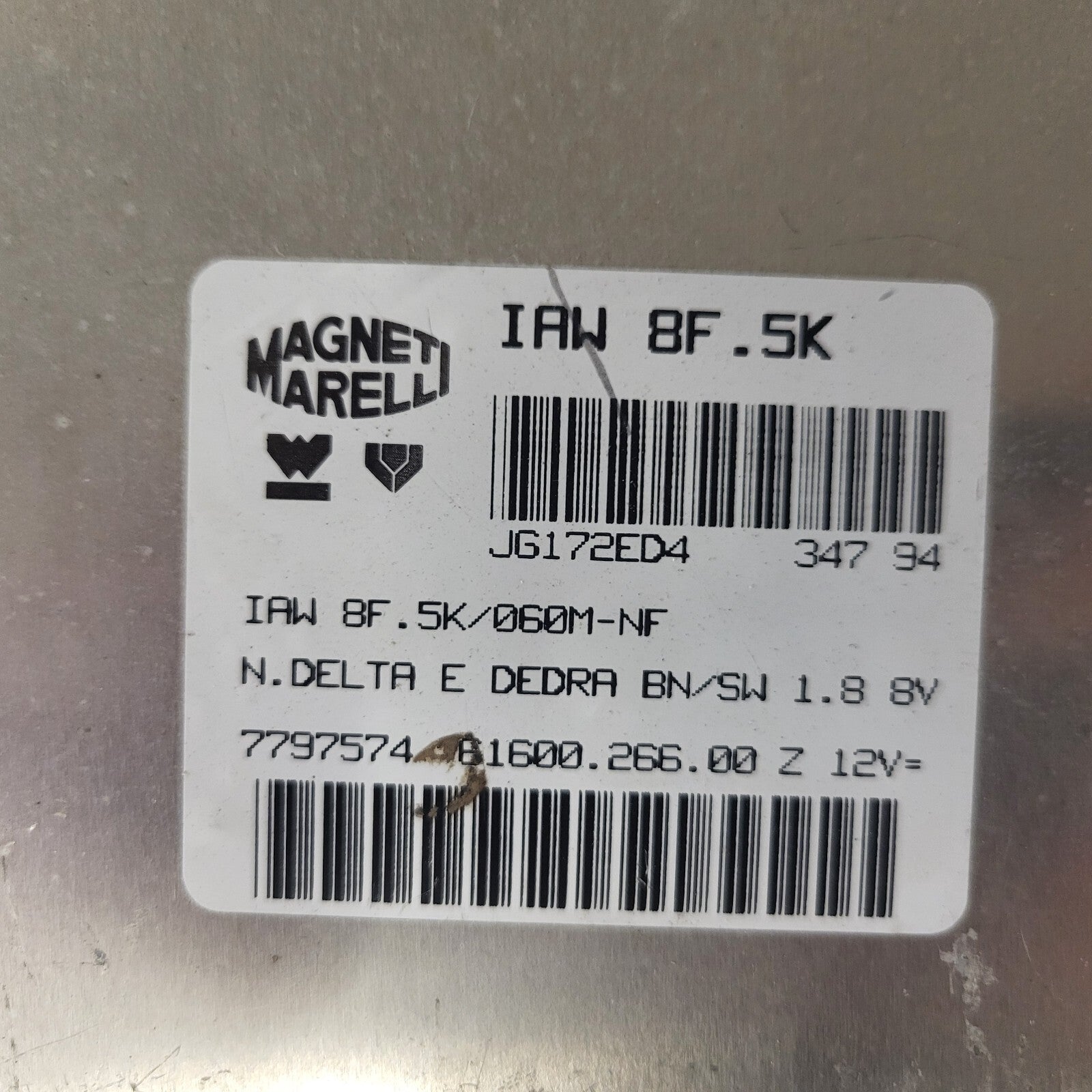 LANICA DELTA 1.8 / IAW 8F.52 / 7789015 / 61600.080.03 / MAGNETI MARELLI