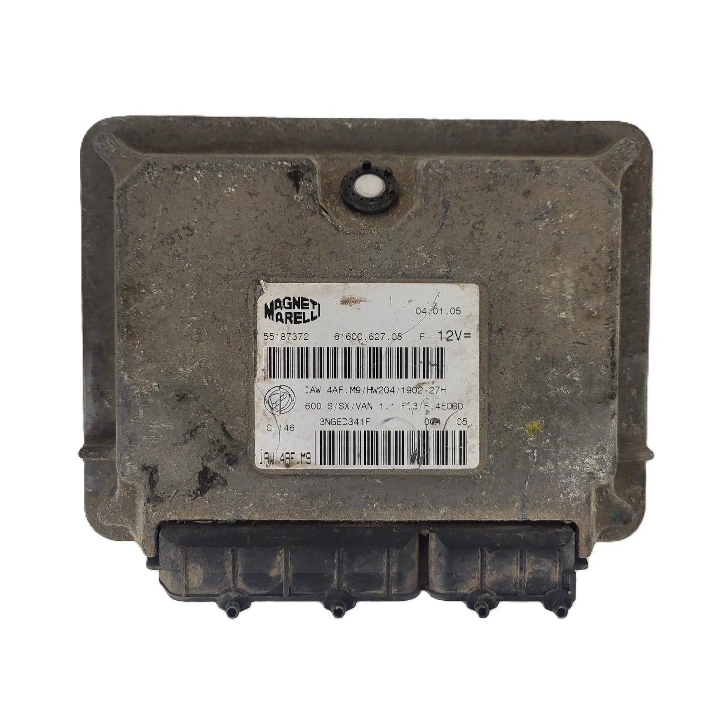 Fiat Seicento 600 ECU / 55187372 / IAW 4AF.M9 / 61600.627.05 / MAGNETI MARELLI