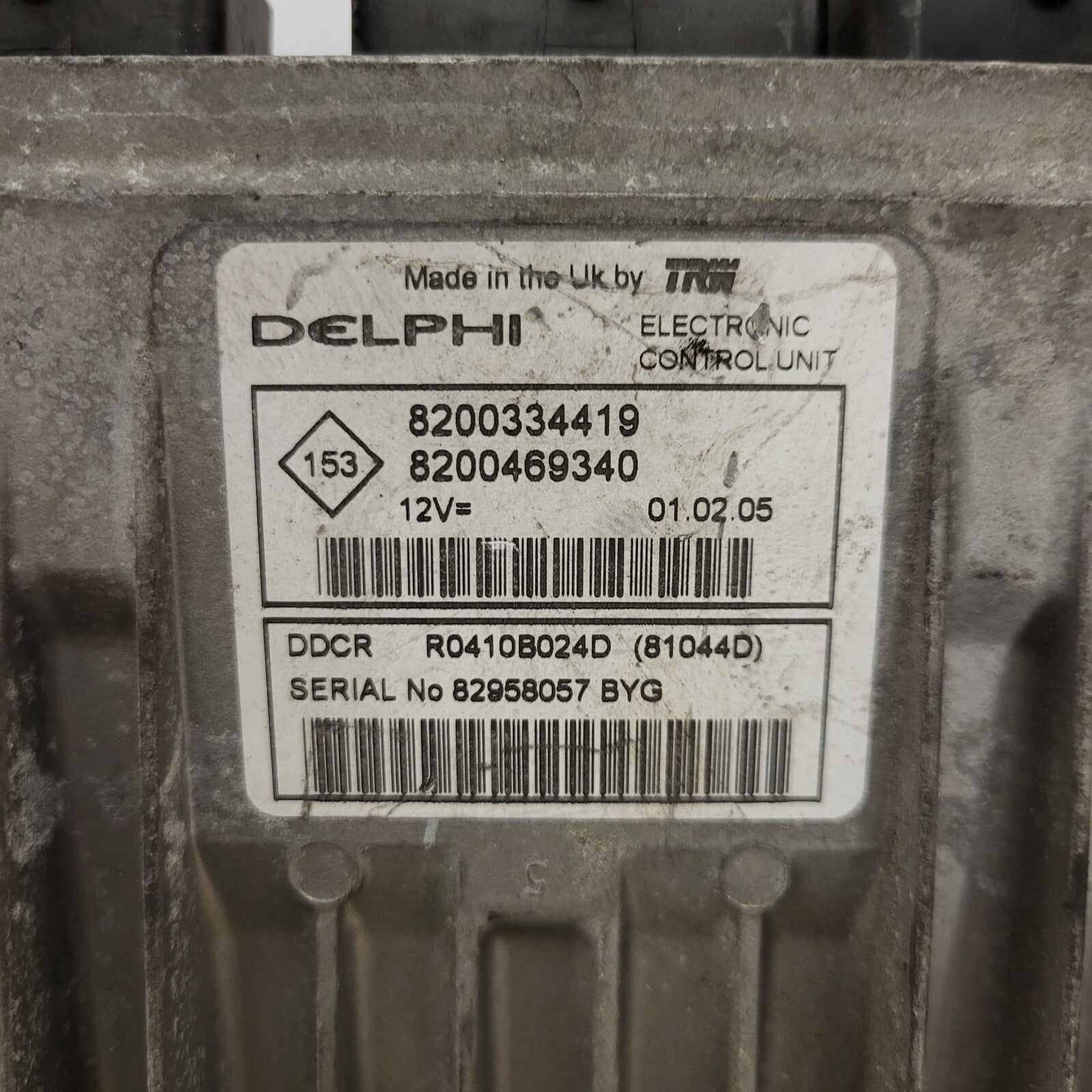 RENAULT MEGANE ECU / R0410B024D / 8200334419 / 8200469340 / DDCR / DELPHI