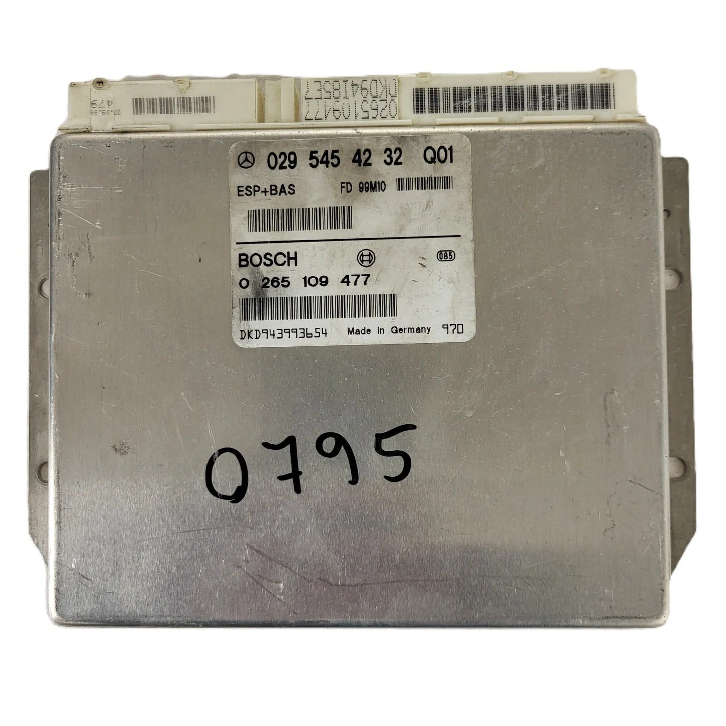 Mercedes A-Class W168 ESP ECU / 0295454232 / 0265109477 / BOSCH