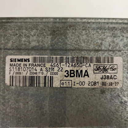 FORD FIESTA / S118107014A / SIM22 / 4S61-12A650-CA / 3BMA / FOMOCO