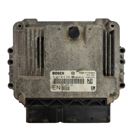 OPEL ZAFIRA ECU / 0281013593 / 55205621 / BOSCH