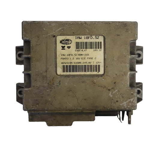 Fiat Punto 1.2 16V ECU / 46524195 / IAW 18FD.5Z / 61600.249.02 / MAGNETI MARELLI