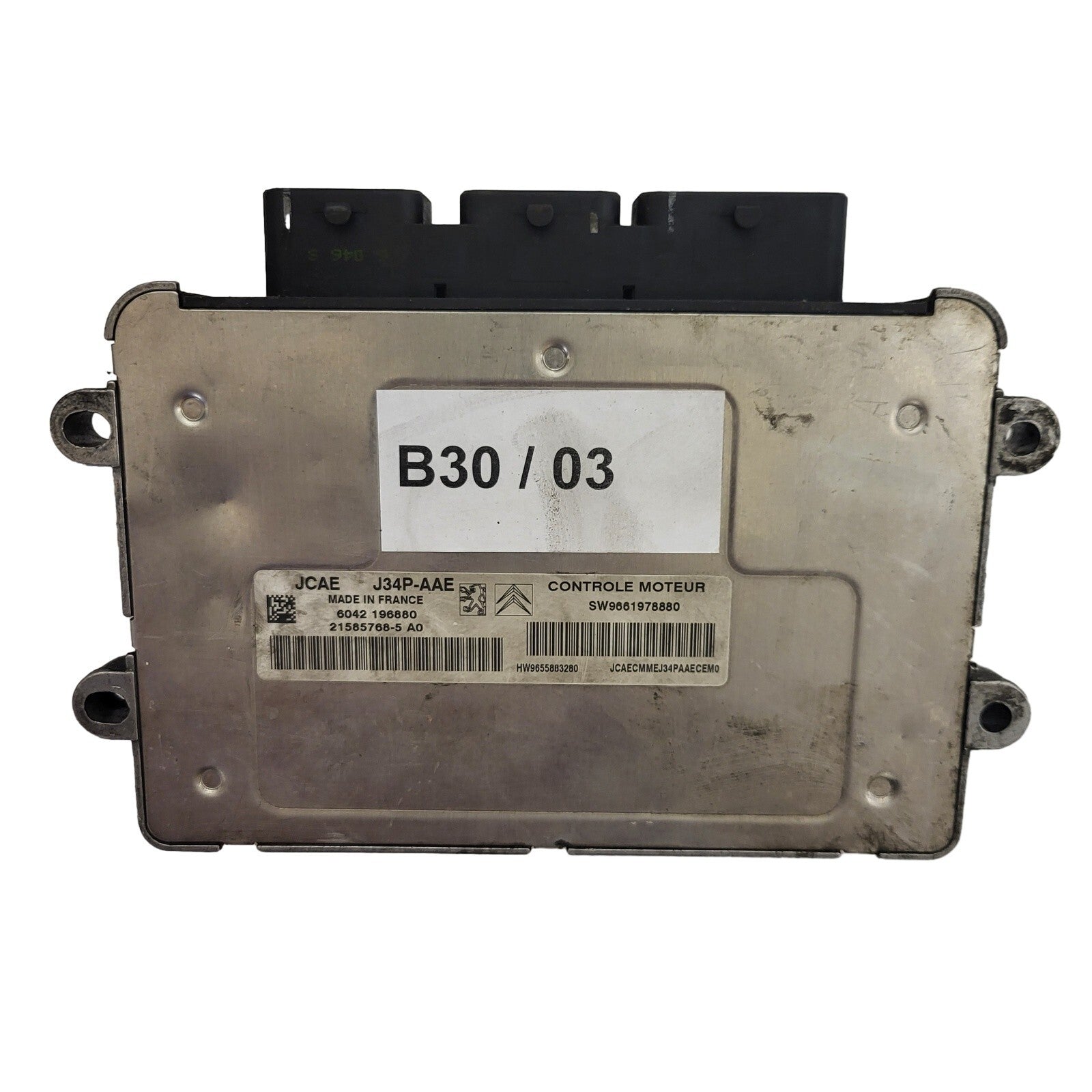 PEUGEOT CITROEN ECU / J34P-AAE / 21585768-5 / 21585768-5A0 / 9661978880 / 965588