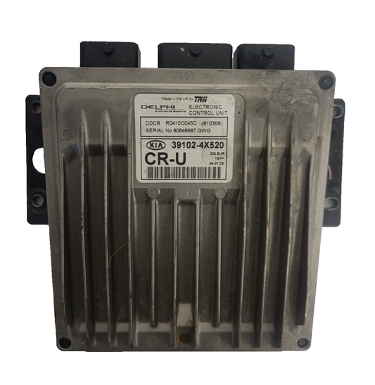 KIA CARNIVAL ECU / 39102-4x520 / CR-U / R0410C045D / DELPHI