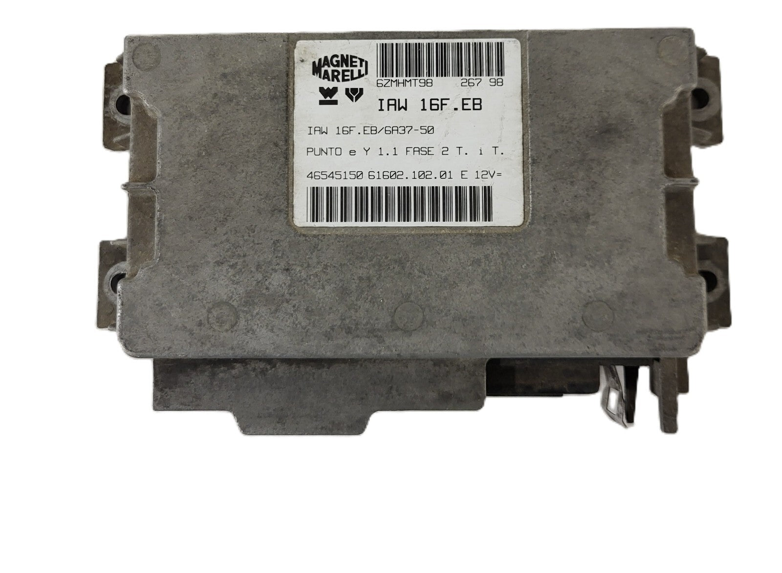 FIAT PUNTO LANCIA Y ECU / IAW 16F.EB / 46545150 / 61602.102.01 / MAGNETI MARELLI
