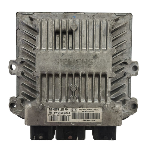 PEUGEOT CITROEN ECU / 5WS40068C-T / 9652888580 / 9648624280 / SID804 / SIEMENS 
