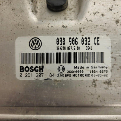 VW ECU / 0261207184 / 030906032CE / ME7.5.10 / 030906032 / BOSCH