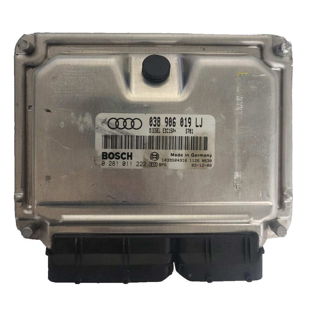 AUDI A4 ECU / 038906019LJ / 0281011222 / EDC15P+ / BOSCH