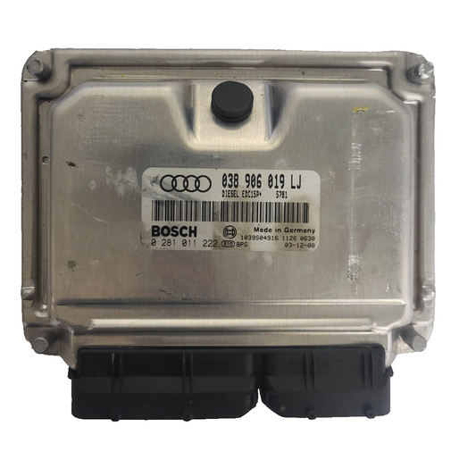 AUDI A4 ECU / 038906019LJ / 0281011222 / EDC15P+ / BOSCH