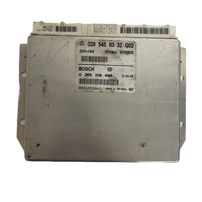 Mercedes a class ecu / 0295458332 / 0265109496 / bosch